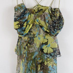 Women's Develoment layered Floral Blouse Size 2